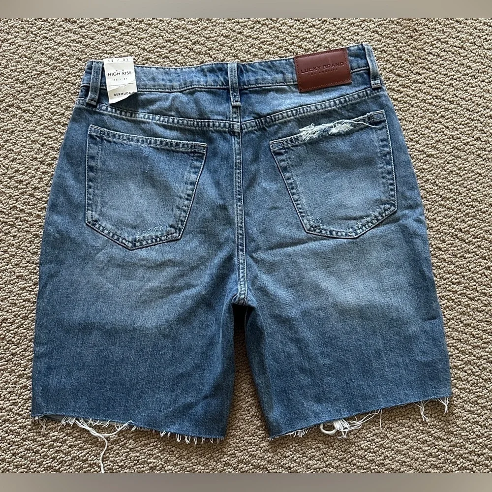Lucky Brand High Rise Bermuda Shorts - Picture 2 of 12